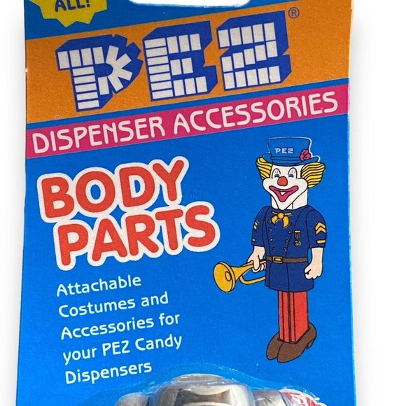 PEZ Dispenser Accessories Body Parts Attachable Costume Knight Vintage 1990s NOS - Picture 5 of 7